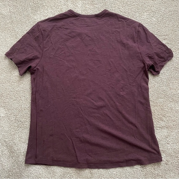 Lululemon Men’s 5 Year Basic T-Shirt Heathered Cassis Size XL - Picture 6 of 9